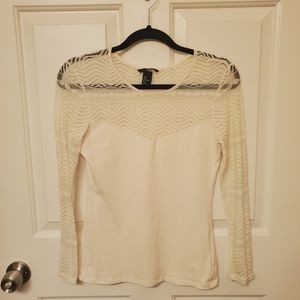 Lace Long Sleeve Shirt